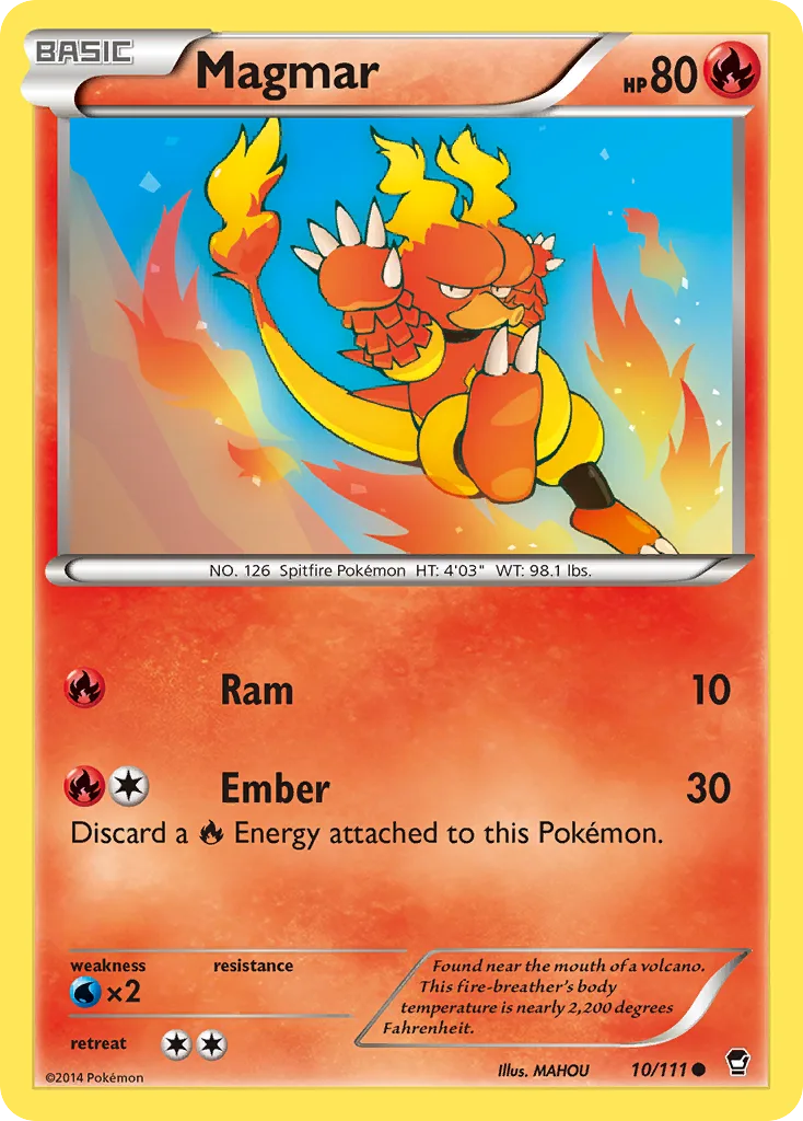 Magmar, Furious Fists #10/111