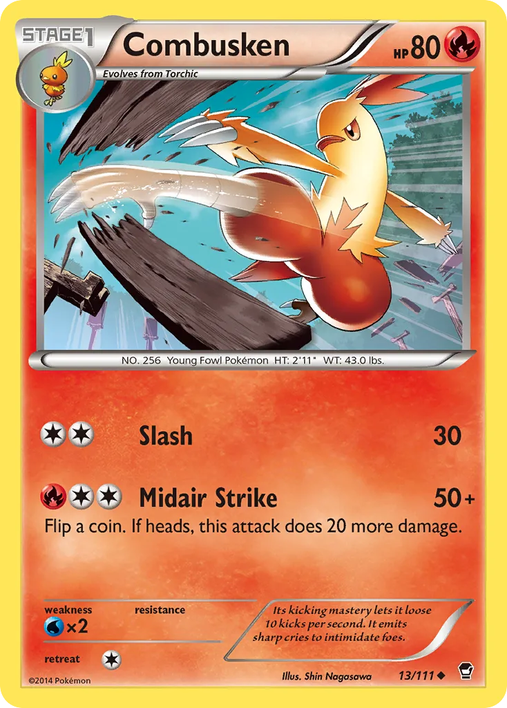 Combusken, Furious Fists #13/111