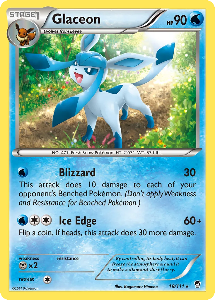 Glaceon, Furious Fists #19/111