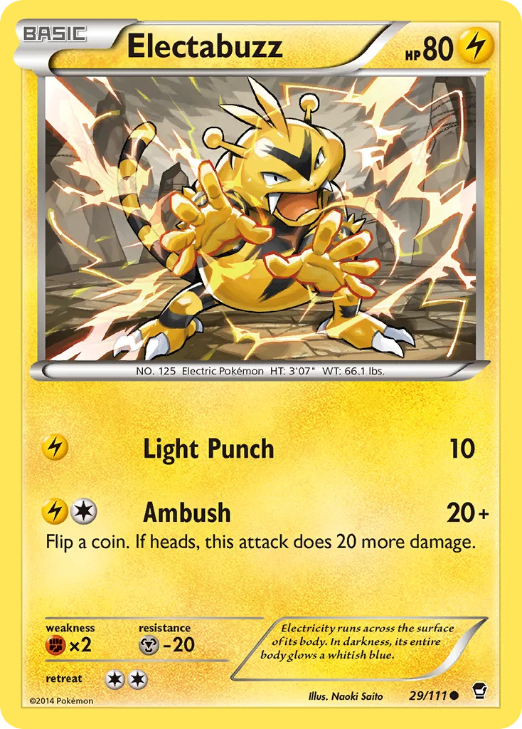 Electabuzz, Furious Fists #29/111