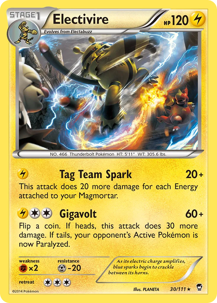 Electivire, Furious Fists #30/111