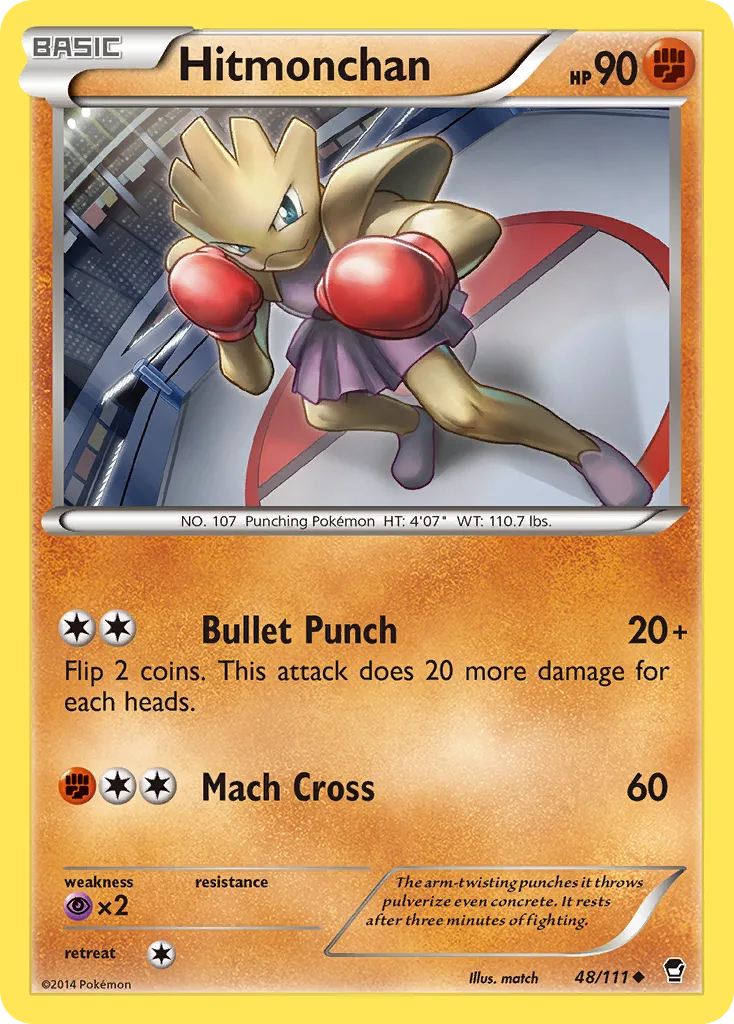 Hitmonchan, Furious Fists #48/111