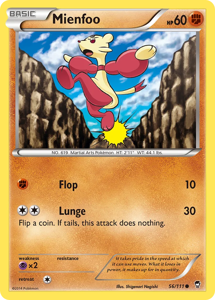 Mienfoo, Furious Fists #56/111
