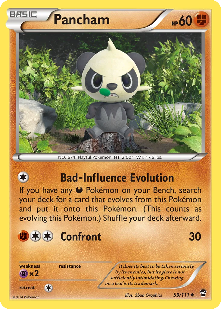 Pancham, Furious Fists #59/111