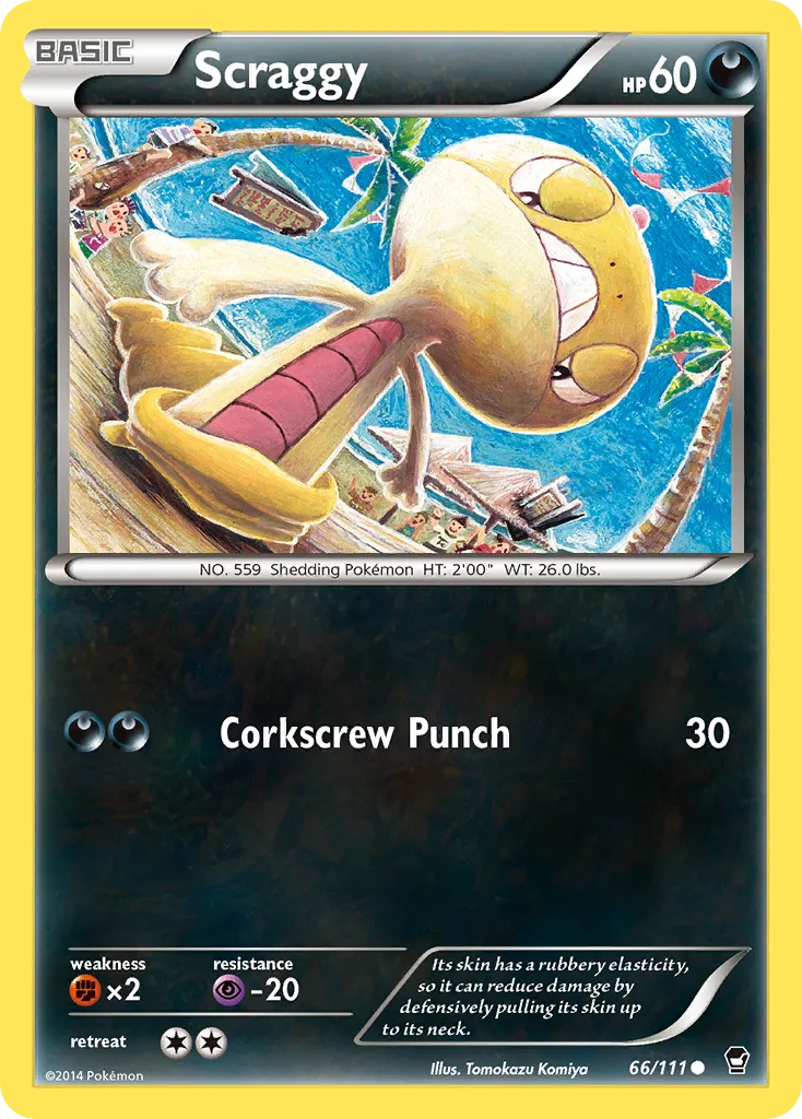 Scraggy, Furious Fists #66/111