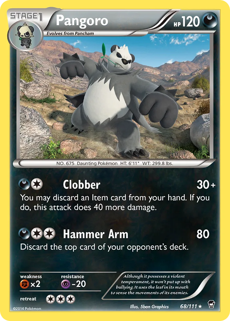 Pangoro, Furious Fists #68/111