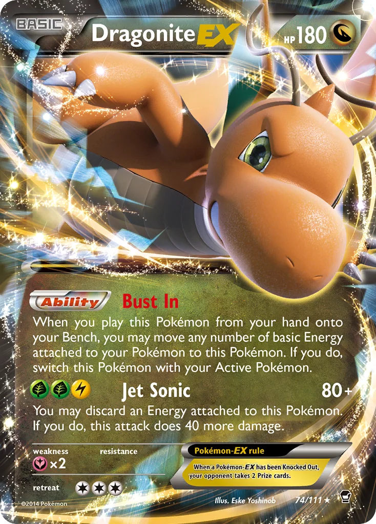 Dragonite-EX, Furious Fists #74/111