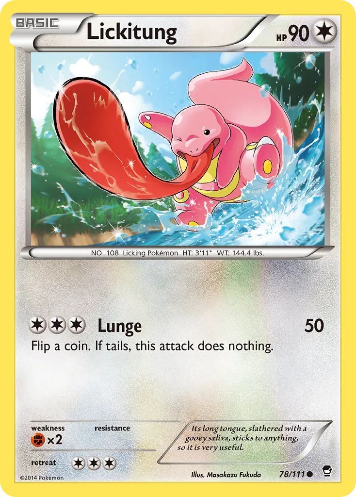 Lickitung, Furious Fists #78/111