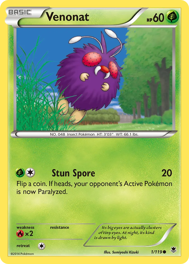Venonat, Phantom Forces #1/119