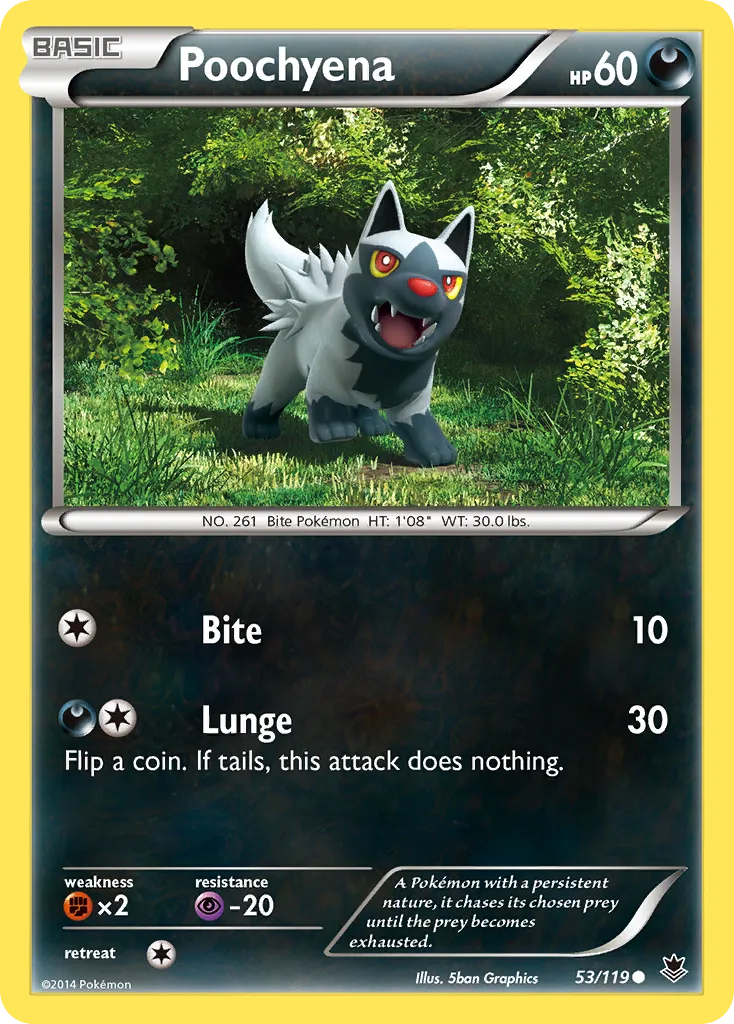 Poochyena, Phantom Forces #53/119