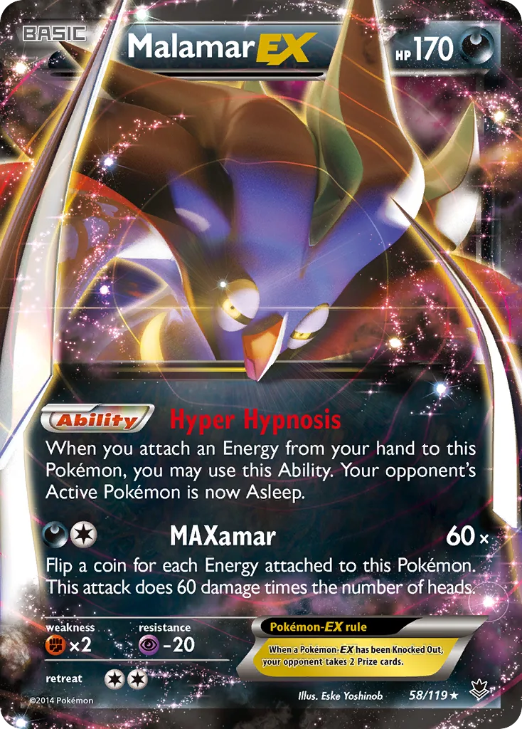 Malamar-EX, Phantom Forces #58/119