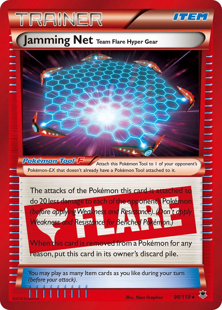 Jamming Net Team Flare Hyper Gear, Phantom Forces #98/119