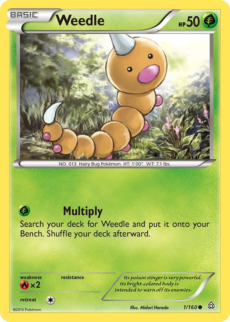 Weedle, Primal Clash #1/160