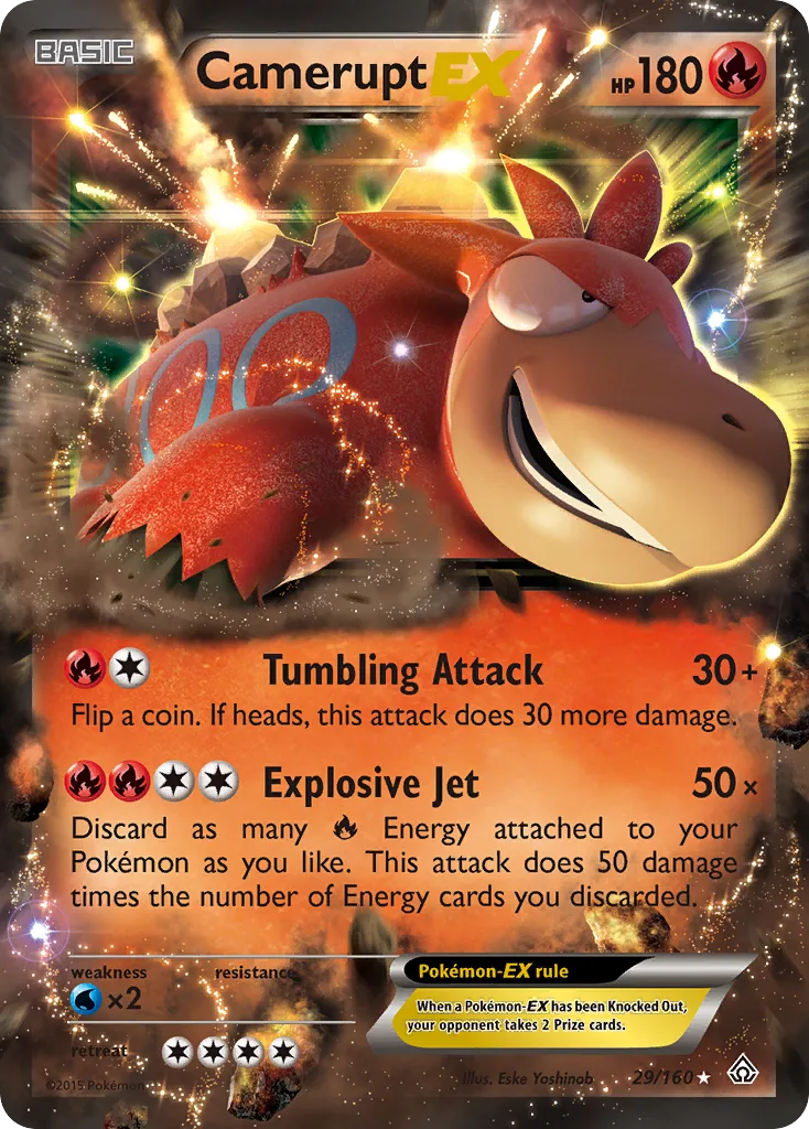 Camerupt-EX, Primal Clash #29/160