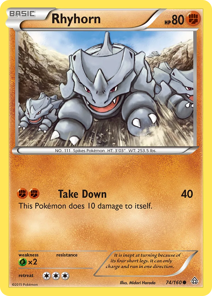 Rhyhorn, Primal Clash #74/160