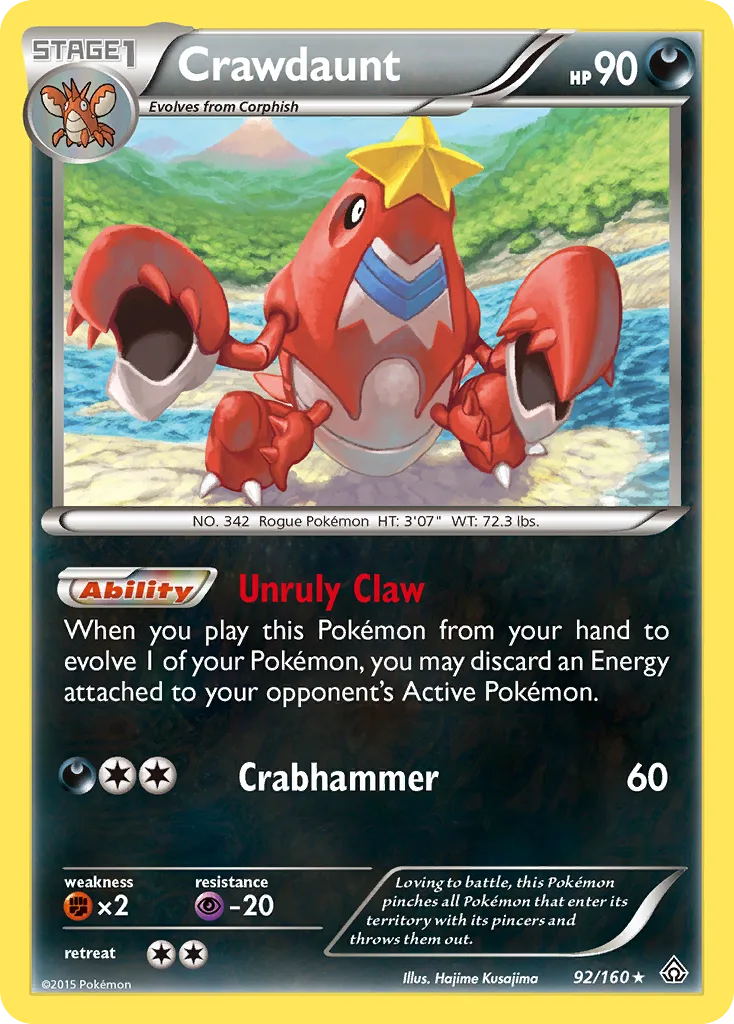 Crawdaunt, Primal Clash #92/160