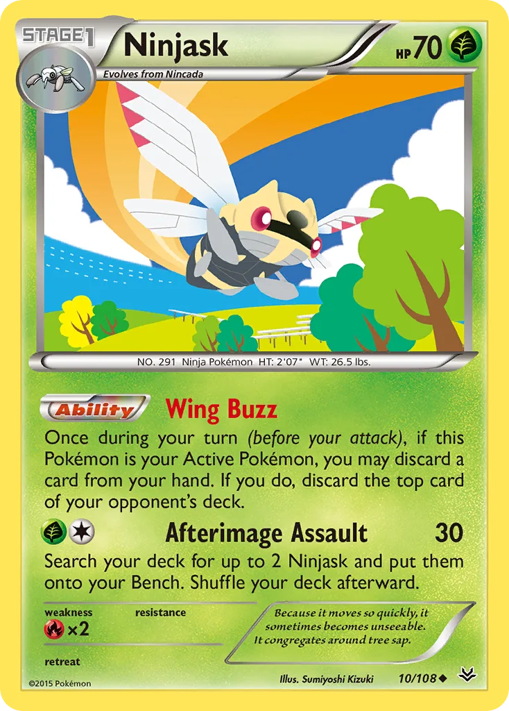Ninjask, Roaring Skies #10/108