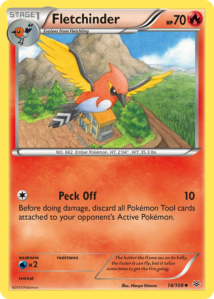 Fletchinder, Roaring Skies #14/108