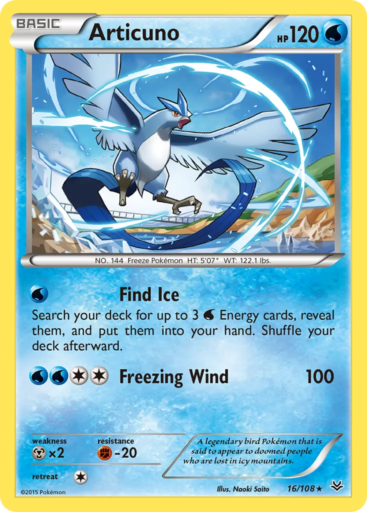 Articuno, Roaring Skies #16/108
