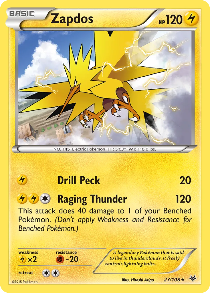 Zapdos, Roaring Skies #23/108