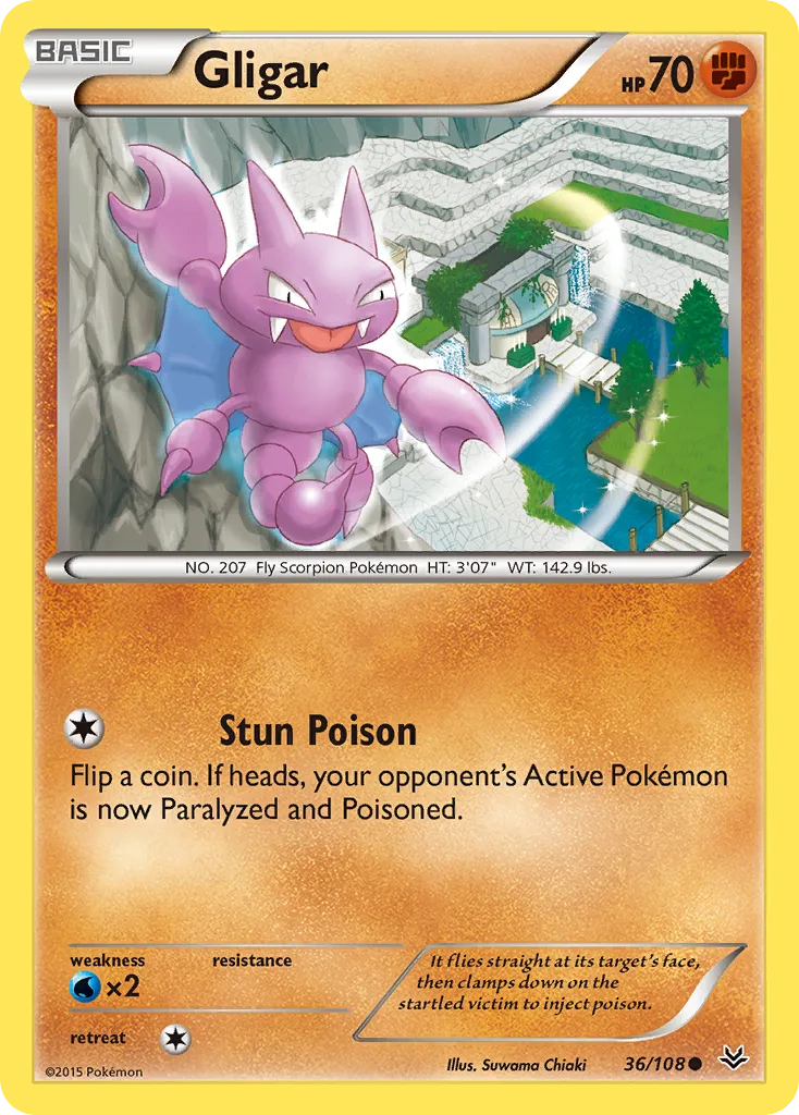 Gligar, Roaring Skies #36/108