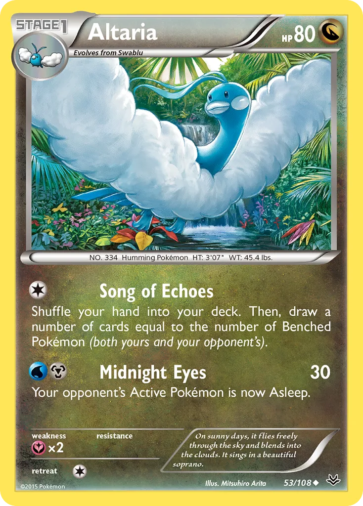 Altaria, Roaring Skies #53/108
