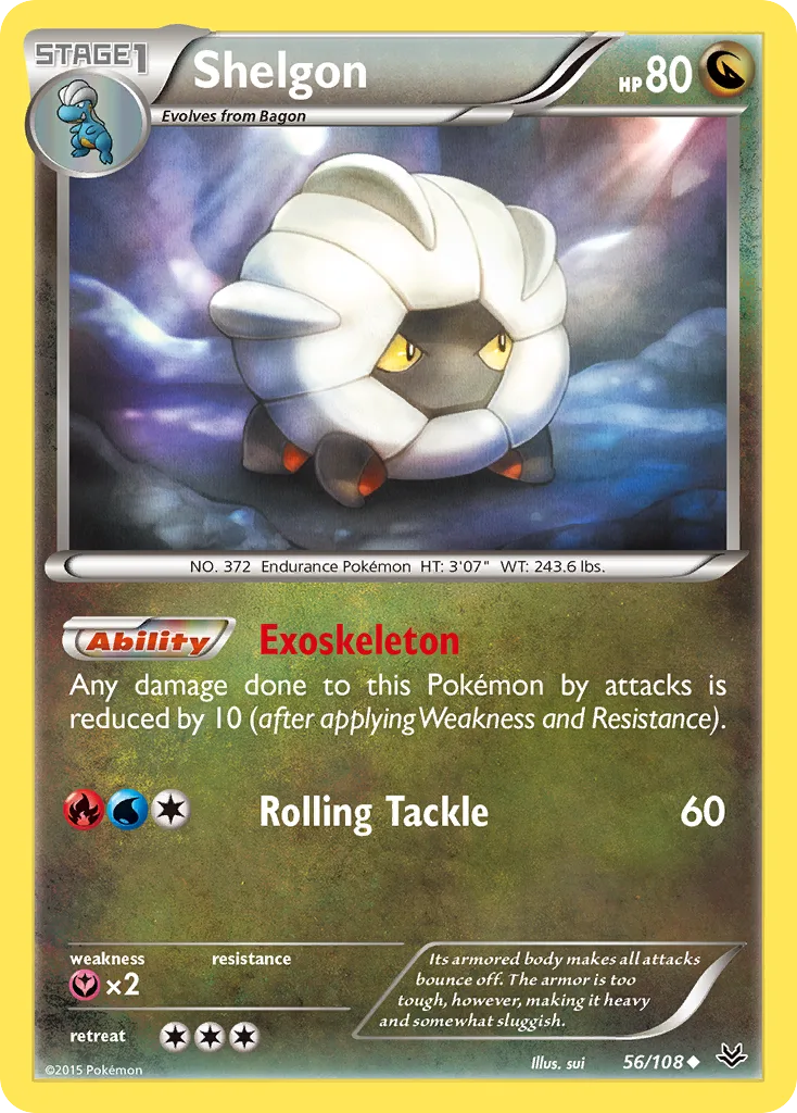 Shelgon, Roaring Skies #56/108