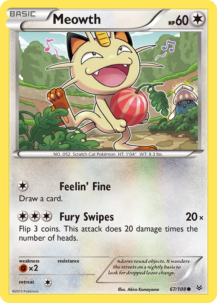 Meowth, Roaring Skies #67/108