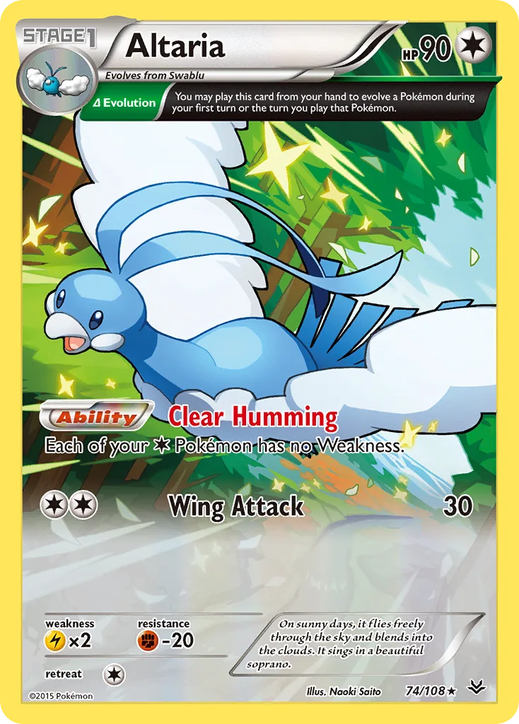 Altaria, Roaring Skies #74/108