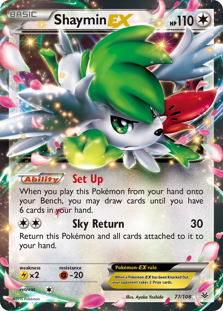 Shaymin-EX, Roaring Skies #77/108