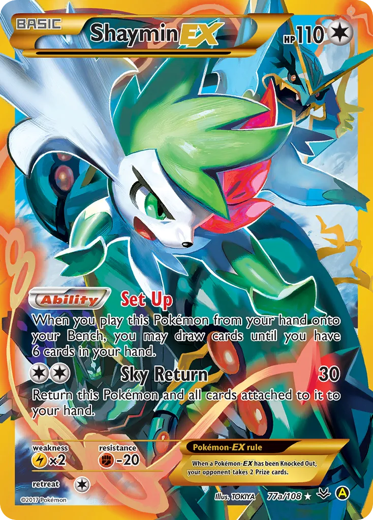 Shaymin-EX, Roaring Skies #77a/108