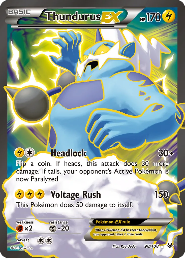 Thundurus-EX, Roaring Skies #98/108