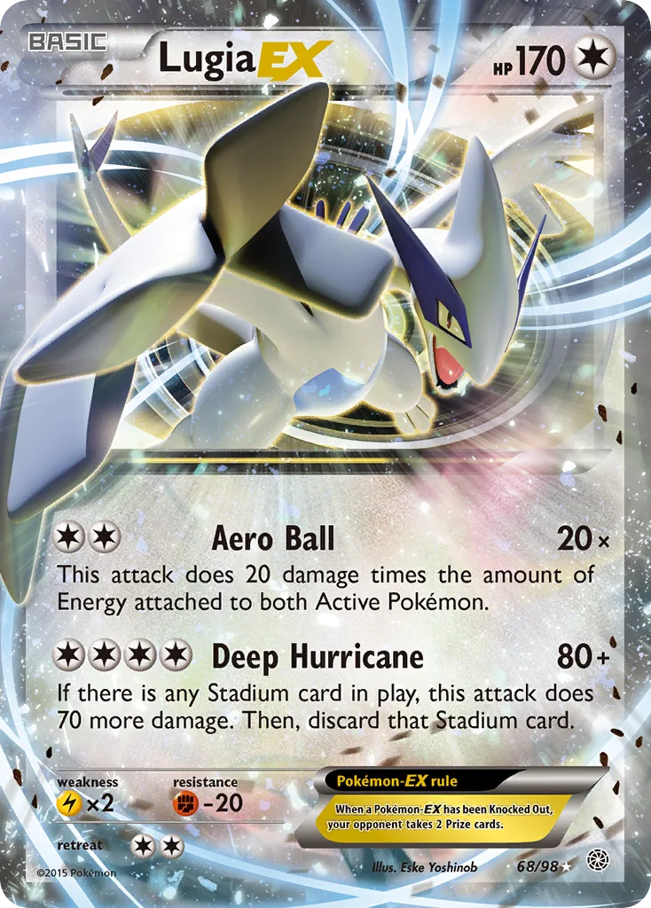 Lugia-EX, Ancient Origins #68/98
