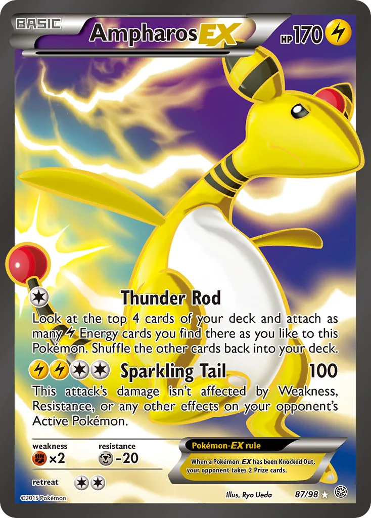 Ampharos-EX, Ancient Origins #87/98