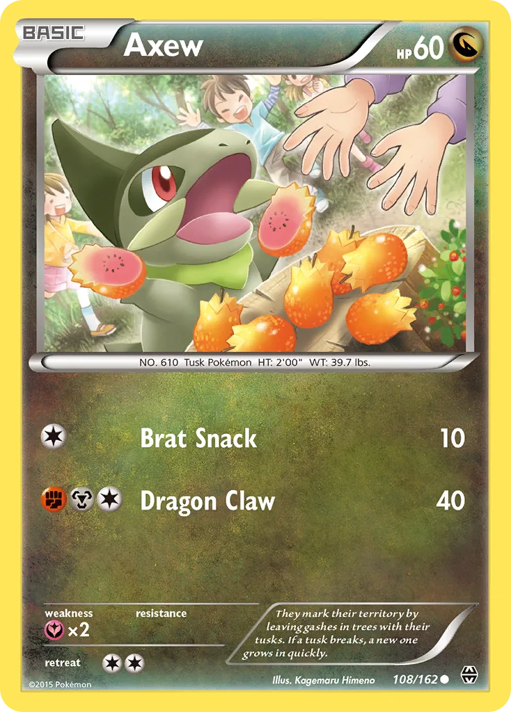 Axew, BREAKthrough #108/162