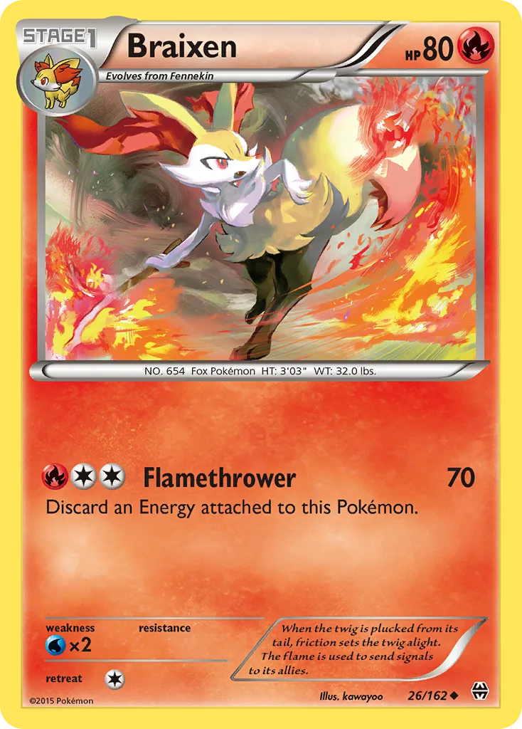 Braixen, BREAKthrough #26/162