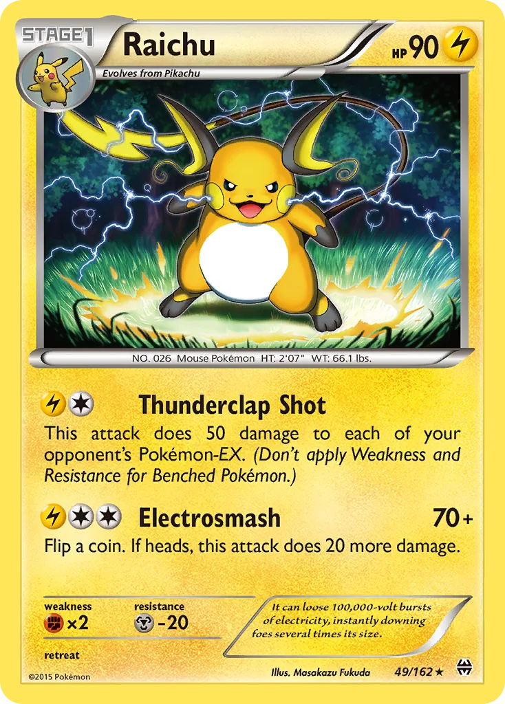 Raichu, BREAKthrough #49/162