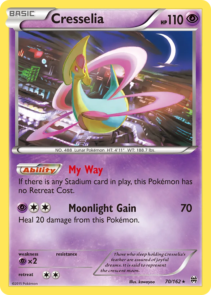 Cresselia, BREAKthrough #70/162