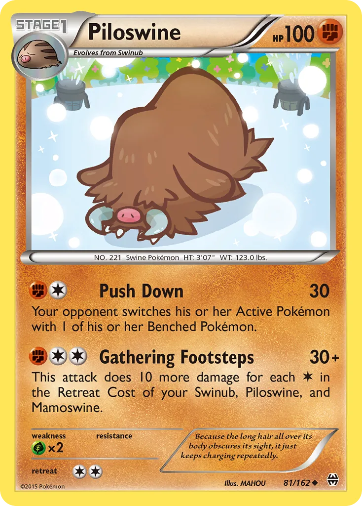 Piloswine, BREAKthrough #81/162
