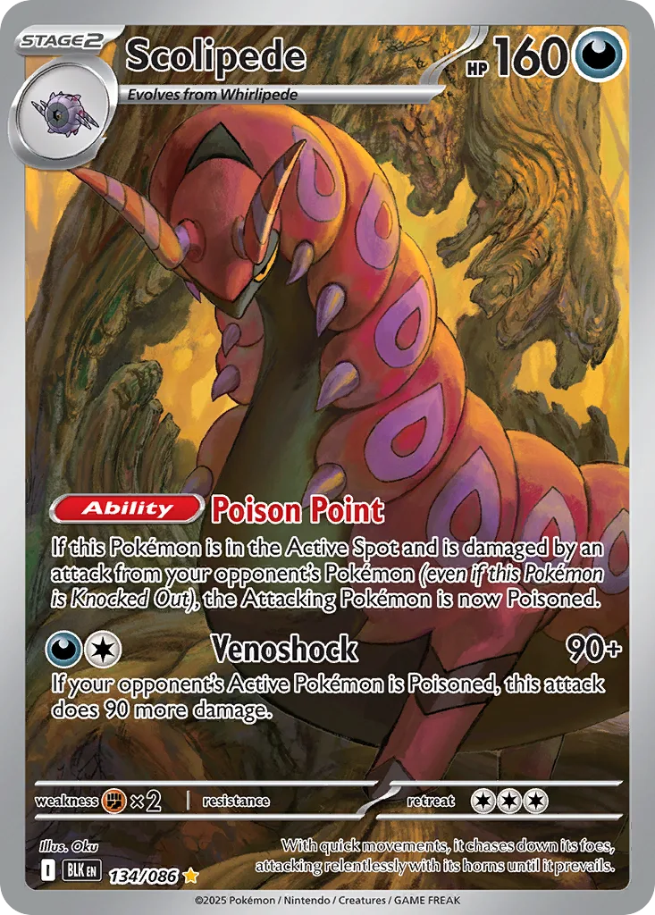 Scolipede, Black Bolt #134/086