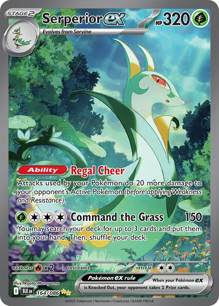 Serperior ex, Black Bolt #164/086