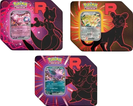 Team Rocket Tin (Set of 3)