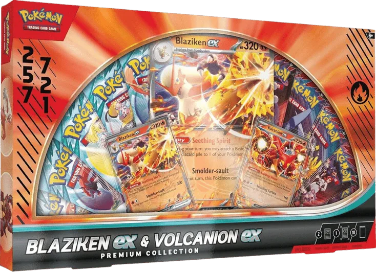 Blaziken ex & Volcanion ex Premium Collection