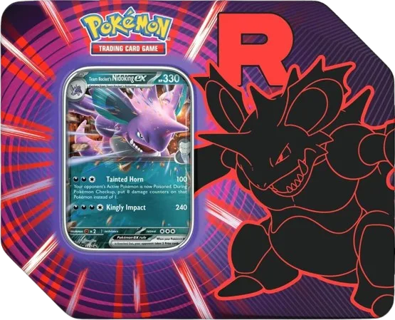 Team Rocket Tin (Team Rocket's Nidoking ex)