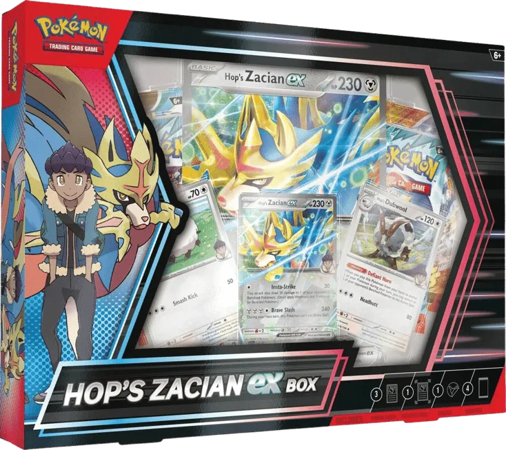 Hop's Zacian ex Box