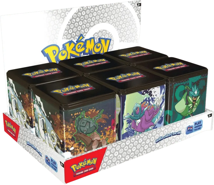 Pokémon Stacking Tins: Treasures of Ruin-Paradox Pokémon-Ogerpon Display
