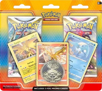 Enhanced 2-Pack Blister Pack (Articuno, Zapdos, & Moltres)