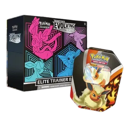 Costco Pokémon Evolving Skies Elite Trainer Box and Tin