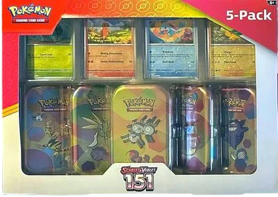 Costco Pokémon Scarlet & Violet 151 Mini Tin 5-pack (Magneton)