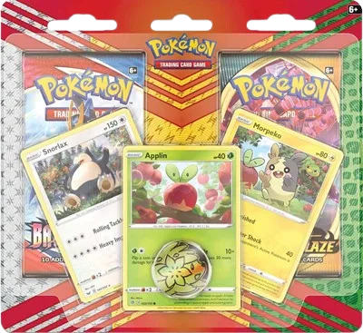 2 Pack Blister (Snorlax, Morpeko & Applin Cards)